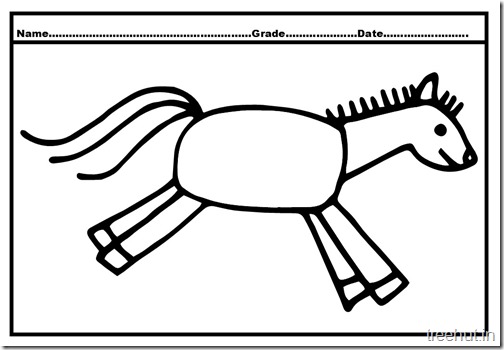 Horse Colouring Pages  (5)