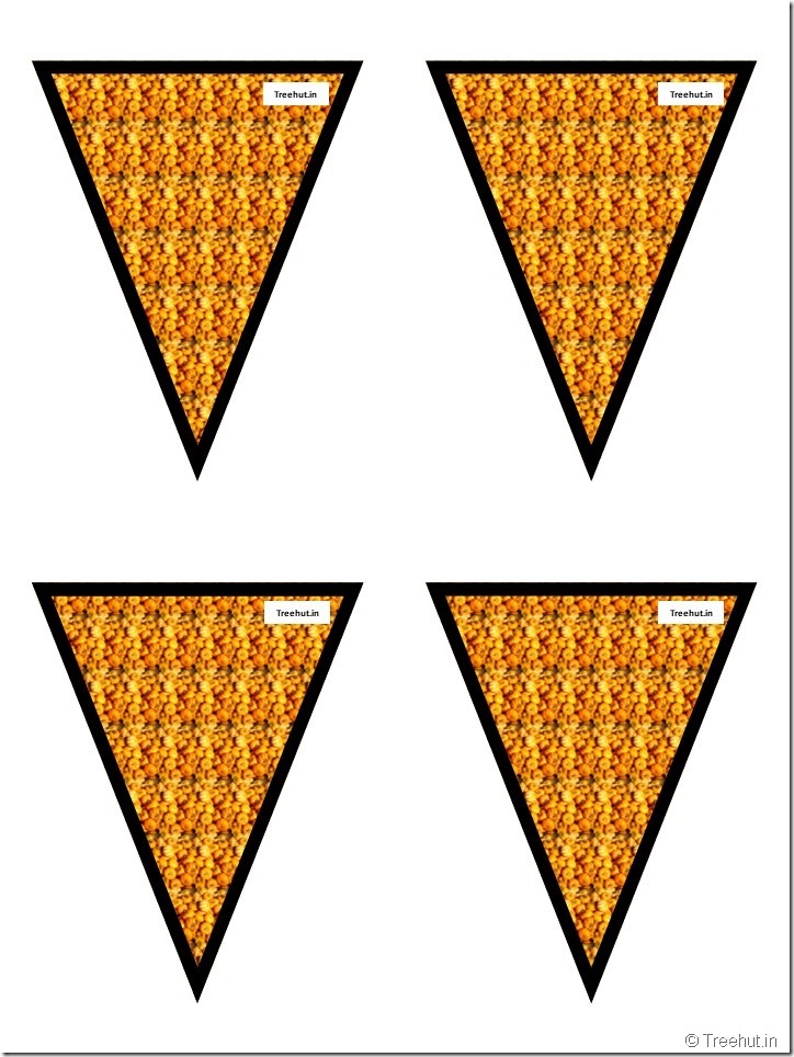 Free Thanksgiving Bunting Paper Decorations for Classroom (12)