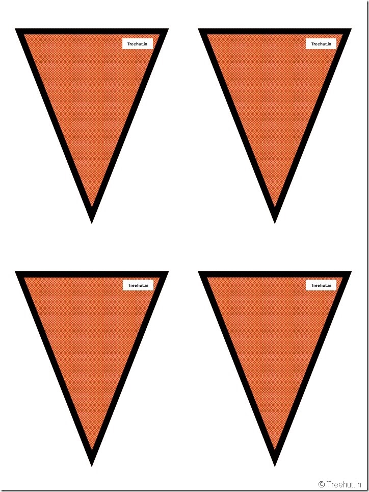 Free Thanksgiving Bunting Paper Decorations for Classroom (20)