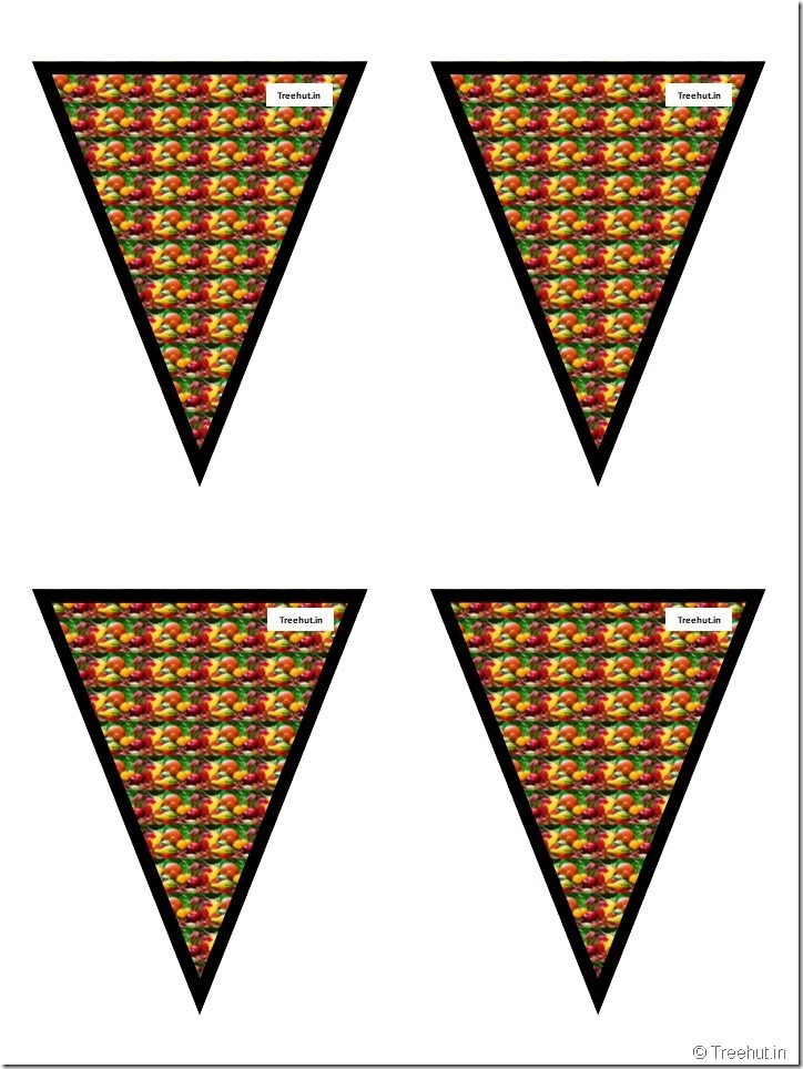 Free Thanksgiving Bunting Paper Decorations for Classroom (25)