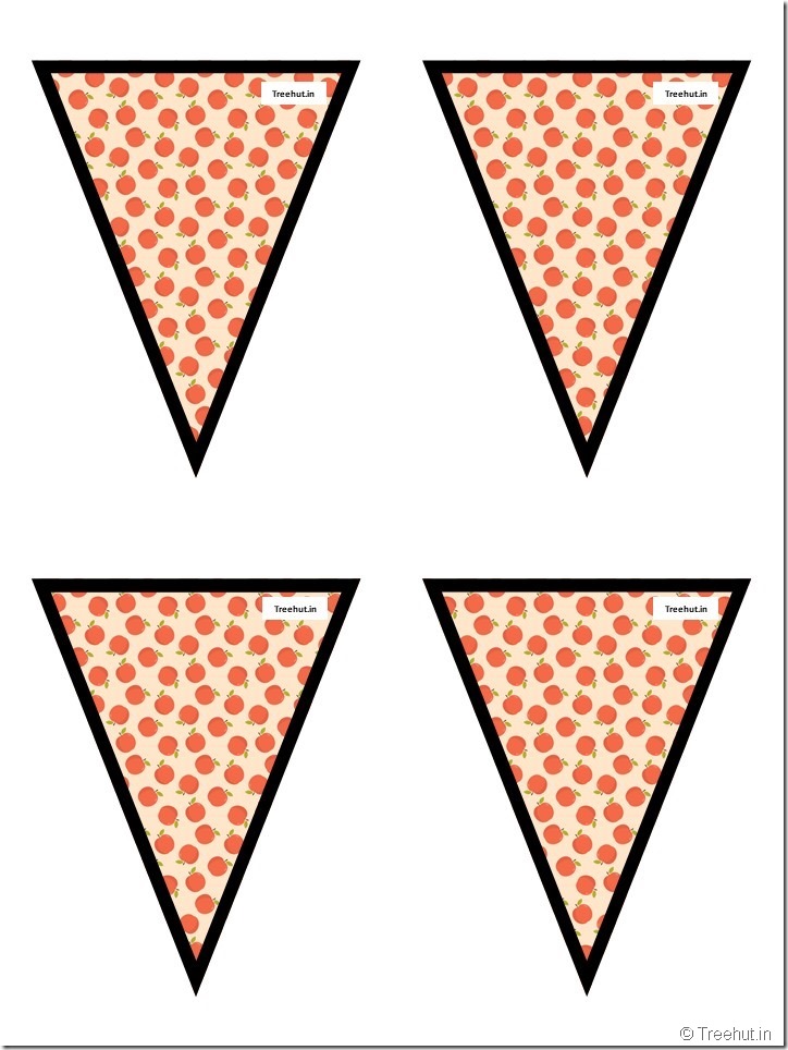 Free Thanksgiving Bunting Paper Decorations for Classroom (5)