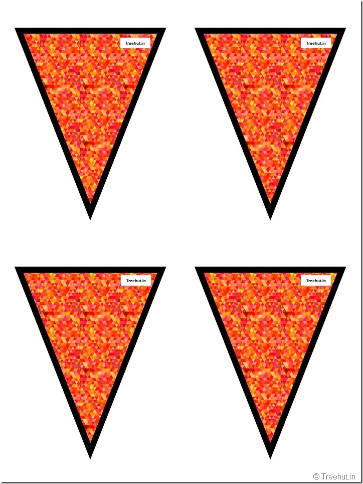 Free Thanksgiving Bunting Paper Decorations for Classroom (50)