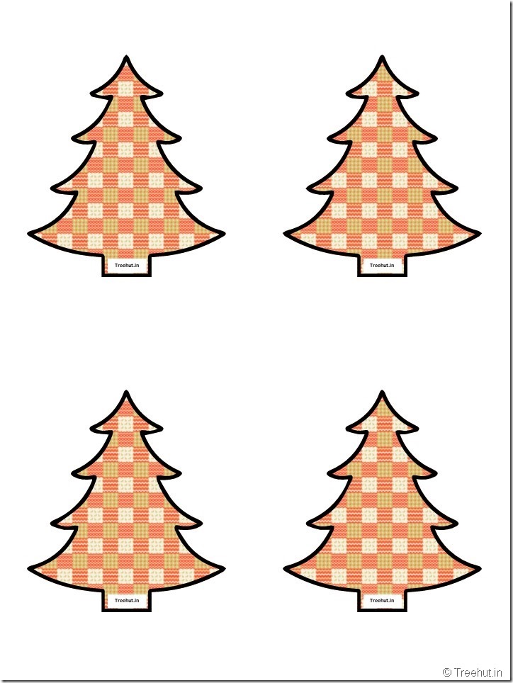 Free Christmas Tree Cutouts for Scrapbook, Bulletin Board (31)