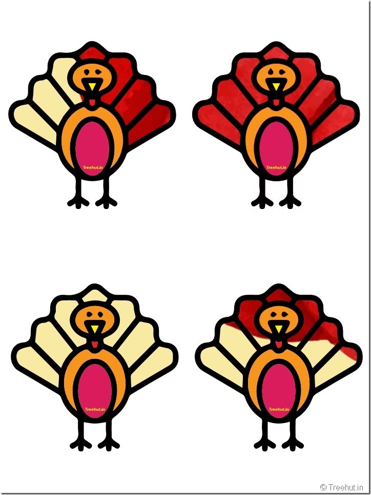Free Turkey Thanksgiving Decorations Printables (10)