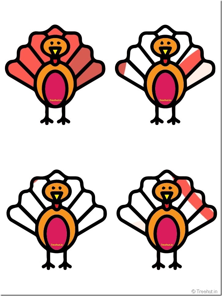 Free Turkey Thanksgiving Decorations Printables (28)