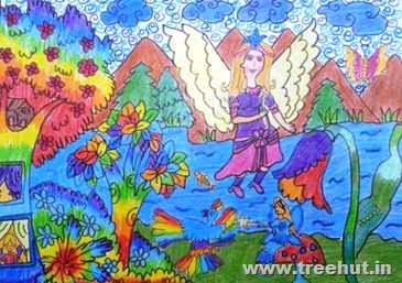 Fairy child art by Surbhi Verma Lucknow India