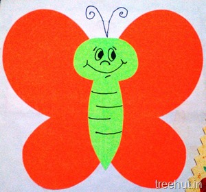 butterfly kids nametag