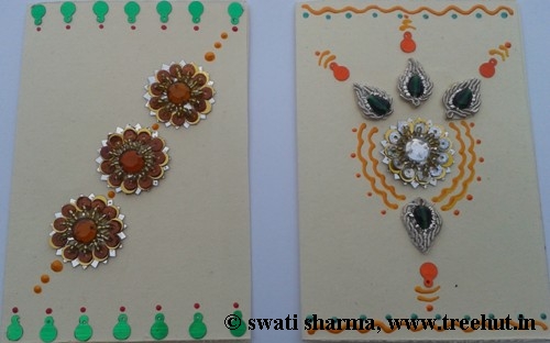 Diwali craft from recycled rakhi craft idea india