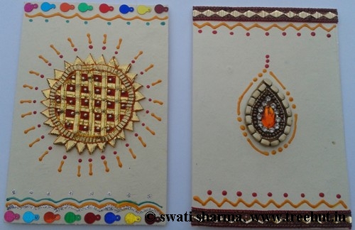 handmade gift tags traditional indian