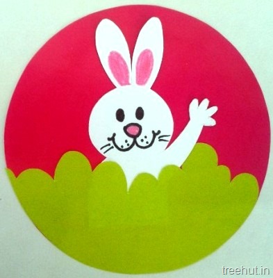 waving easter bunny paper kids crafts for preschool toddlers