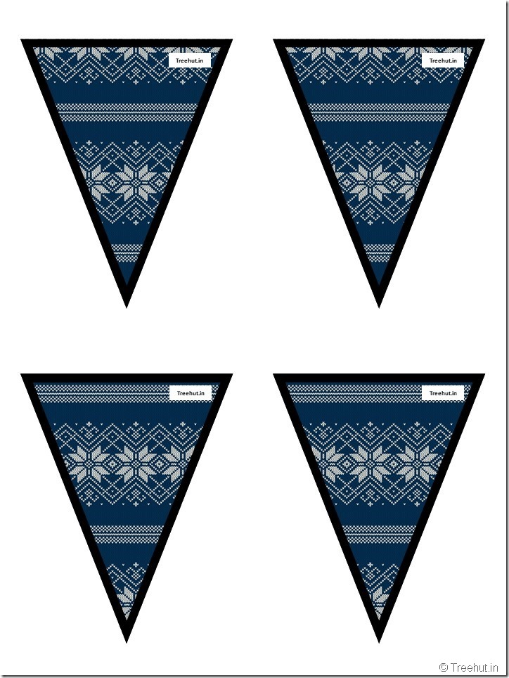 free winter classroom decorations bunting (3)