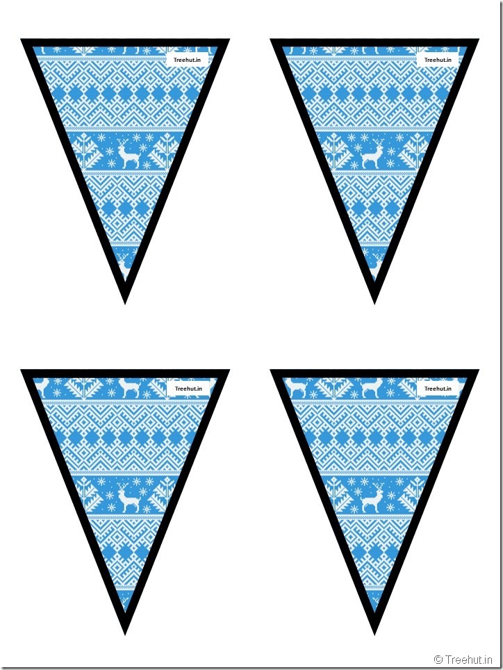 free winter classroom decorations bunting (5)