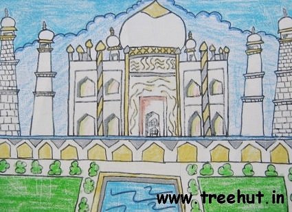 Taj Mahal by child artist Sutikshan Singh