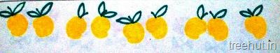 diy fruits bulletin board border mangoes
