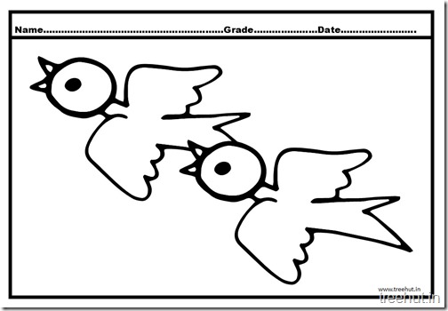 Flying Birds Coloring Pages (2)
