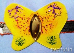butterfly rakhi craft making (2)