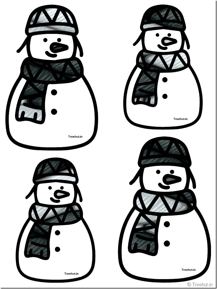 free snowman accents bulletin board decorations (1)