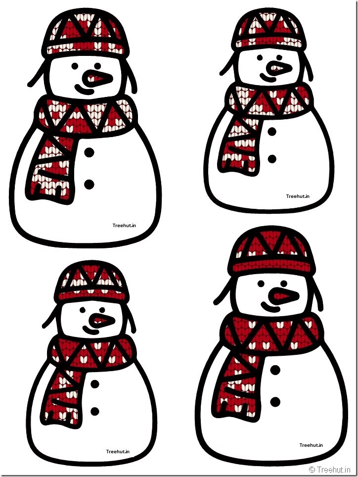 free snowman accents bulletin board decorations (11)