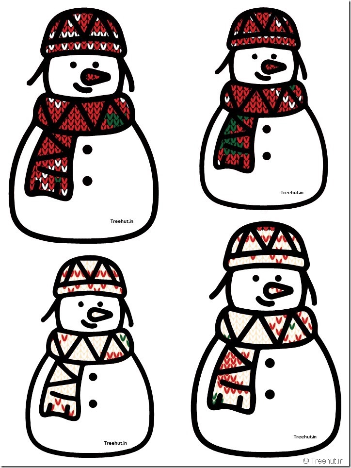 free snowman accents bulletin board decorations (13)