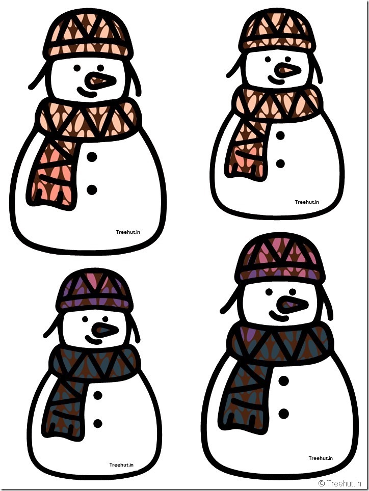 free snowman accents bulletin board decorations (14)