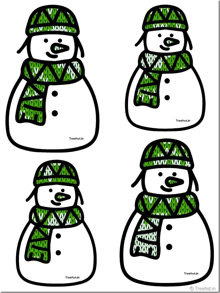 free snowman accents bulletin board decorations (16)