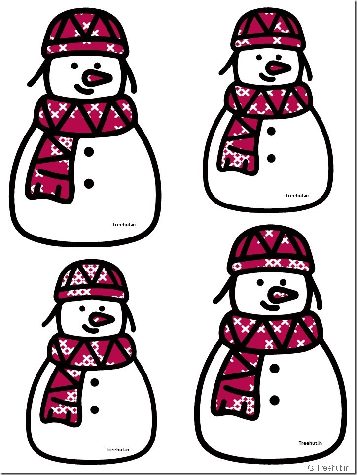 free snowman accents bulletin board decorations (18)