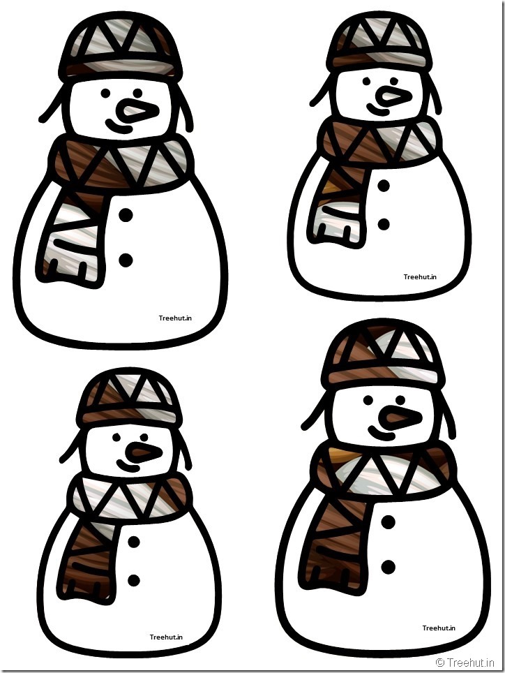 free snowman accents bulletin board decorations (24)