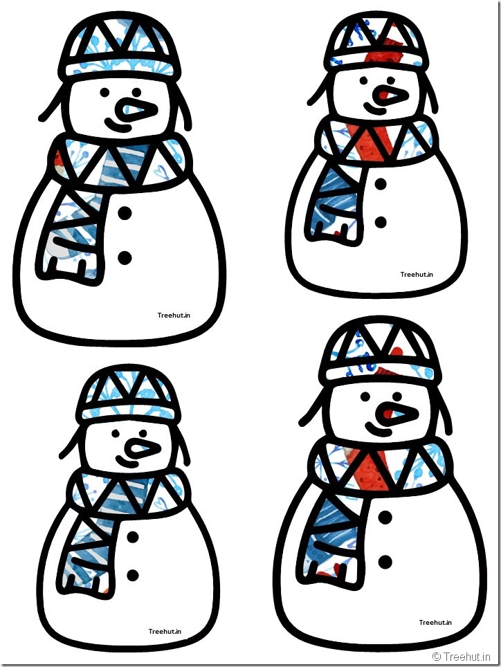 free snowman accents bulletin board decorations (25)