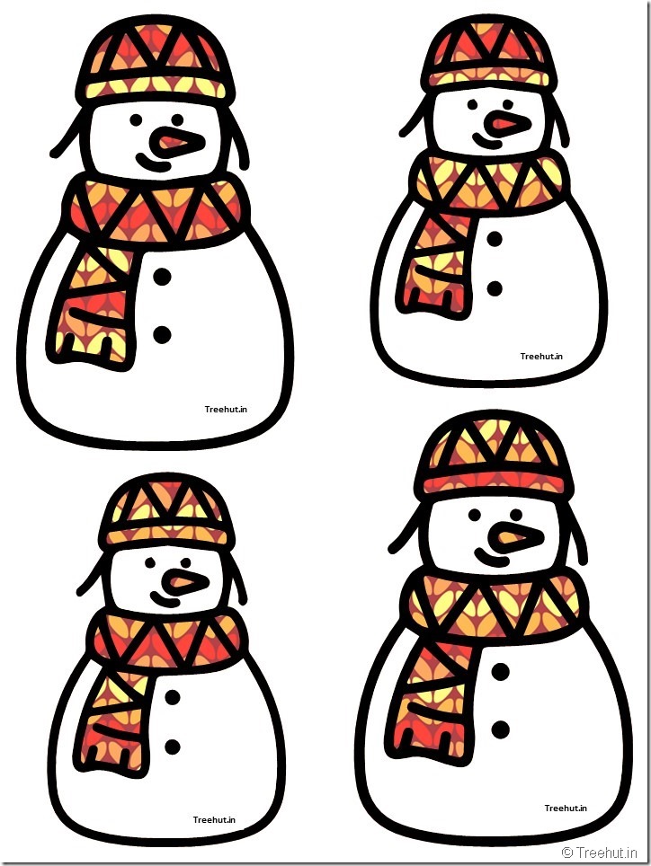 free snowman accents bulletin board decorations (28)