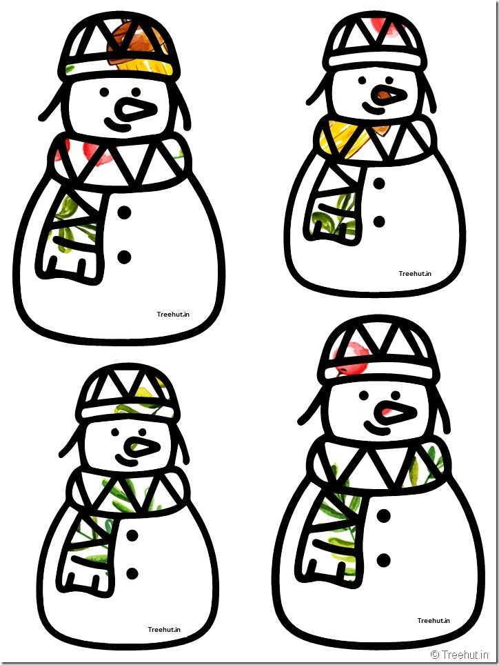 free snowman accents bulletin board decorations (31)