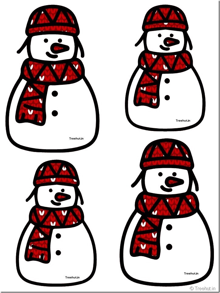 free snowman accents bulletin board decorations (36)
