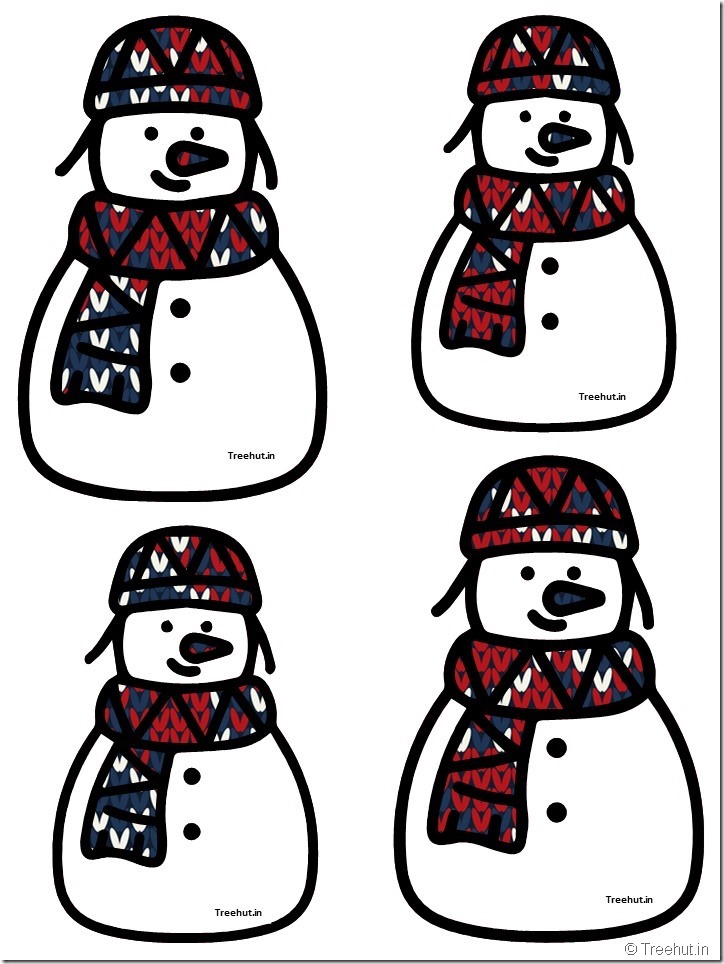 free snowman accents bulletin board decorations (37)
