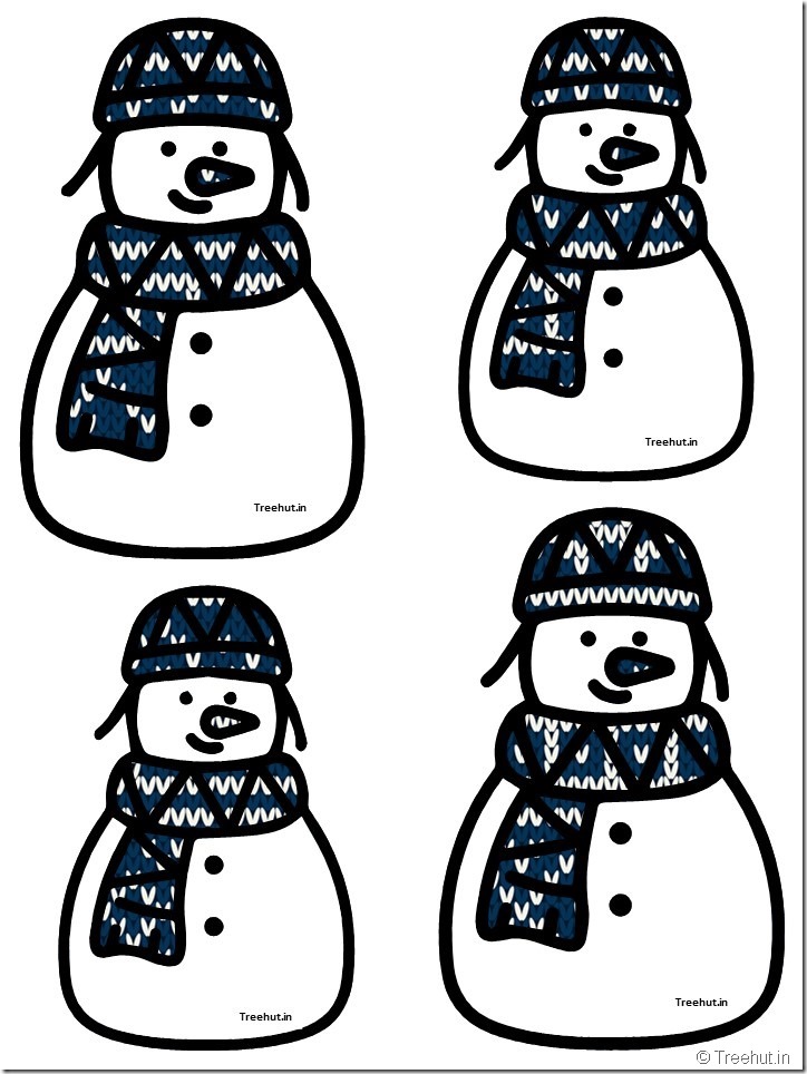 free snowman accents bulletin board decorations (38)