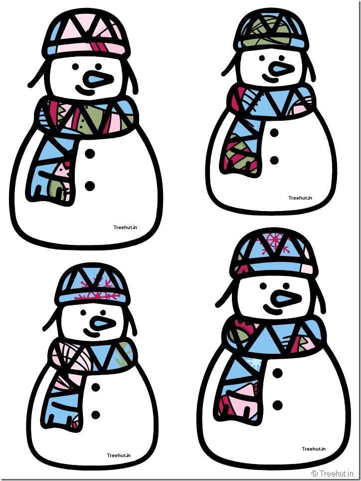 free snowman accents bulletin board decorations (39)
