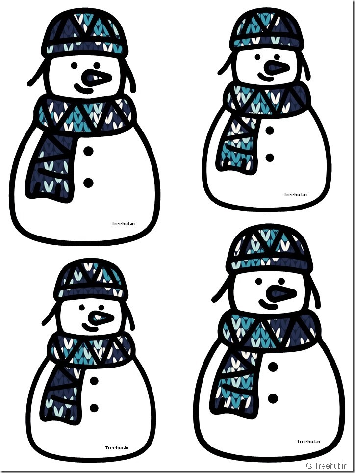 free snowman accents bulletin board decorations (41)