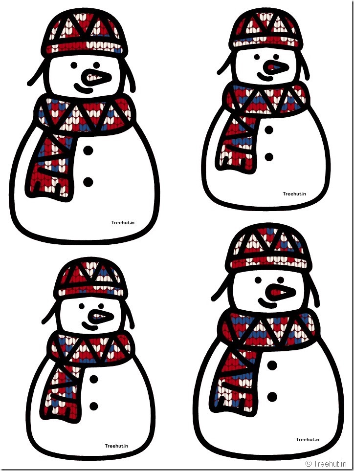 free snowman accents bulletin board decorations (42)