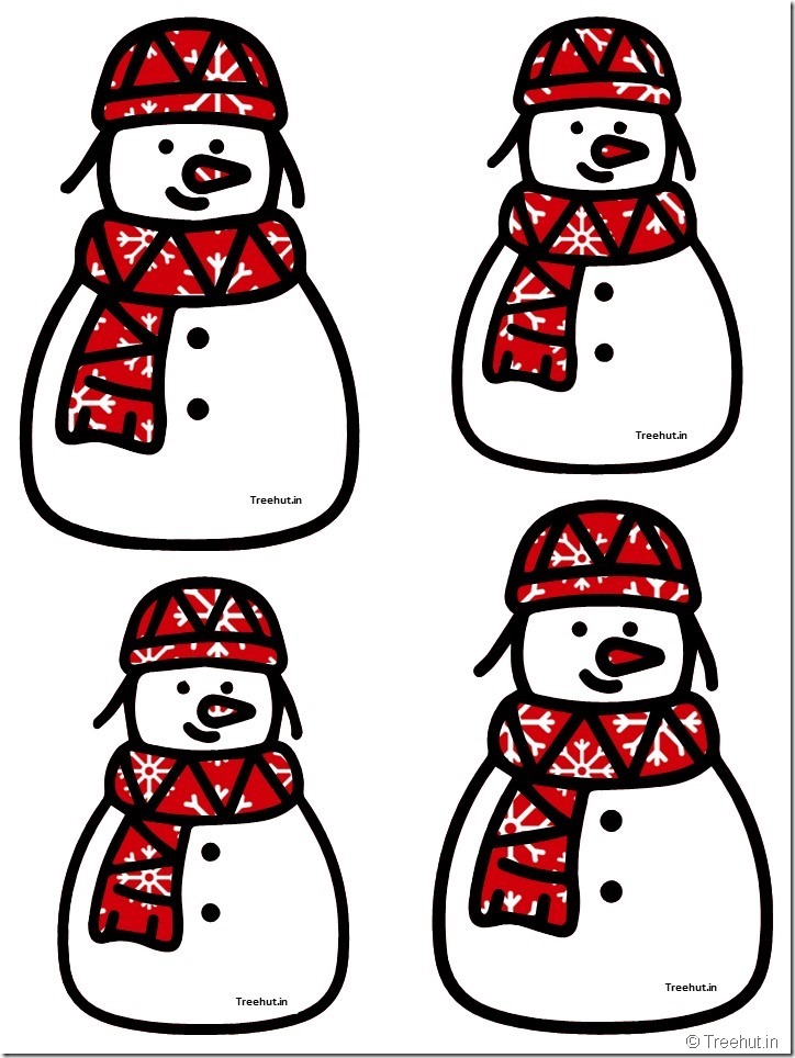 free snowman accents bulletin board decorations (43)