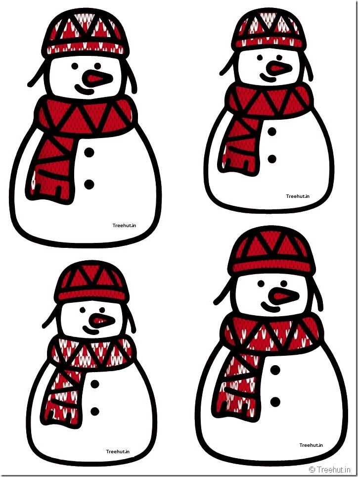 free snowman accents bulletin board decorations (47)