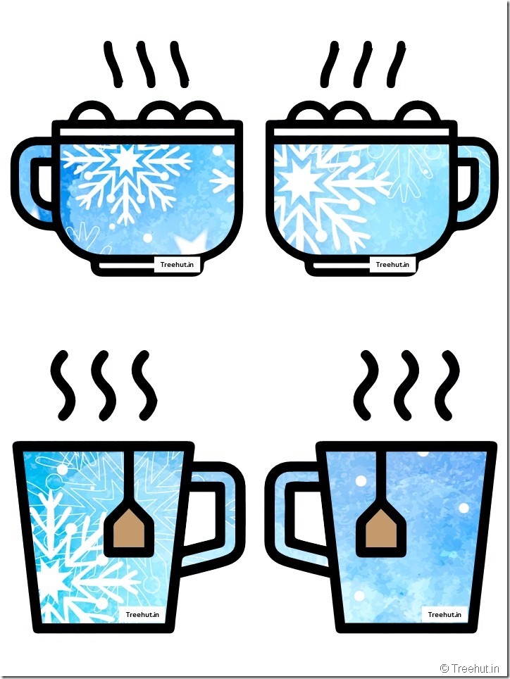 hot chocolate coffee mug winter bulletin board free accents (15)