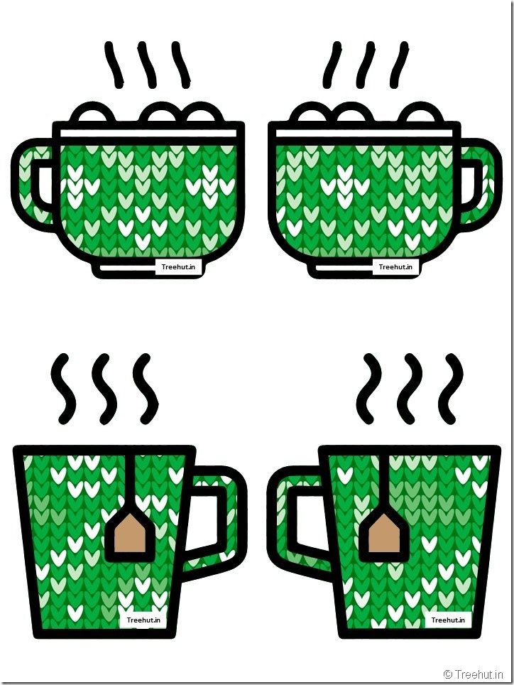 hot chocolate coffee mug winter bulletin board free accents (2)