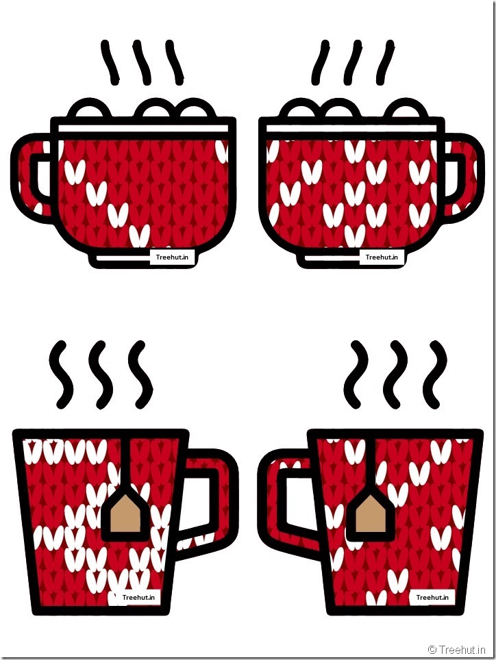 hot chocolate coffee mug winter bulletin board free accents (33)