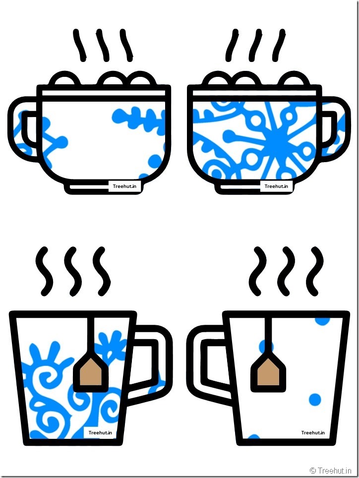 hot chocolate coffee mug winter bulletin board free accents (49)