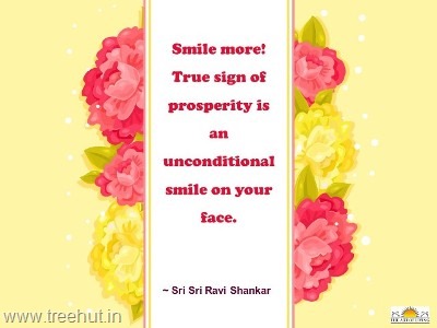 quote on smile by-sri-sri-ravi-shankar