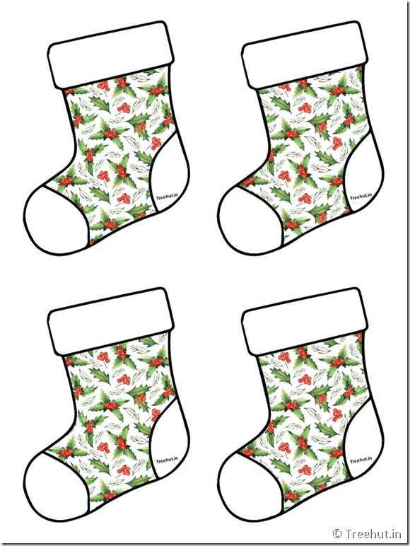 Free-Christmas-Stockings-Cut-Outs-Template-Craft-Diy-2
