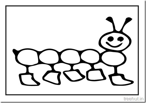 Butterfly Caterpillar Coloring Pages (4)