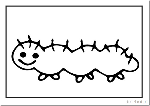 Butterfly Caterpillar Coloring Pages (6)