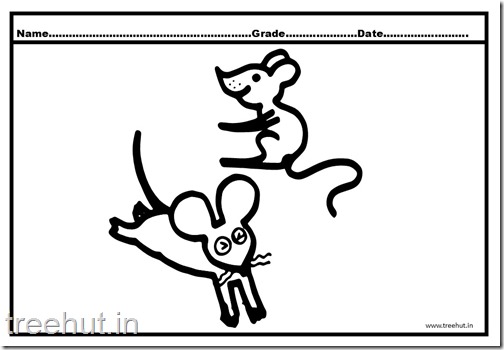 Cute Mouse Coloring Pages (4)