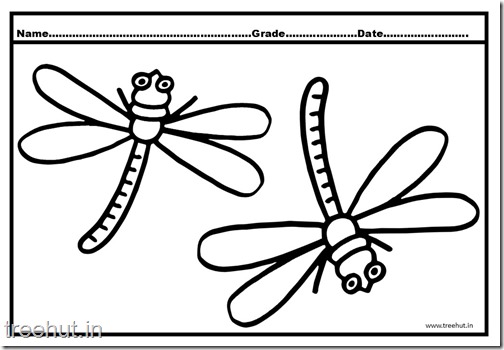 Dragonfly Coloring Pages (2)