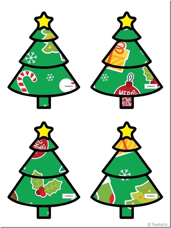 Free Christmas Tree Garland Ideas for Door Decoration (12)