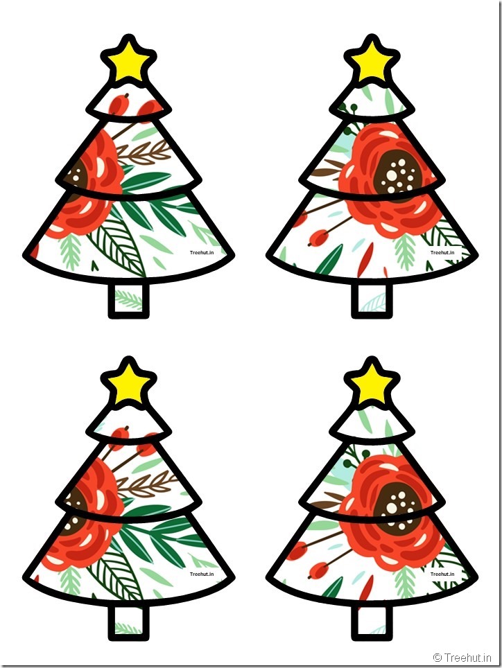 Free Christmas Tree Garland Ideas for Door Decoration (26)